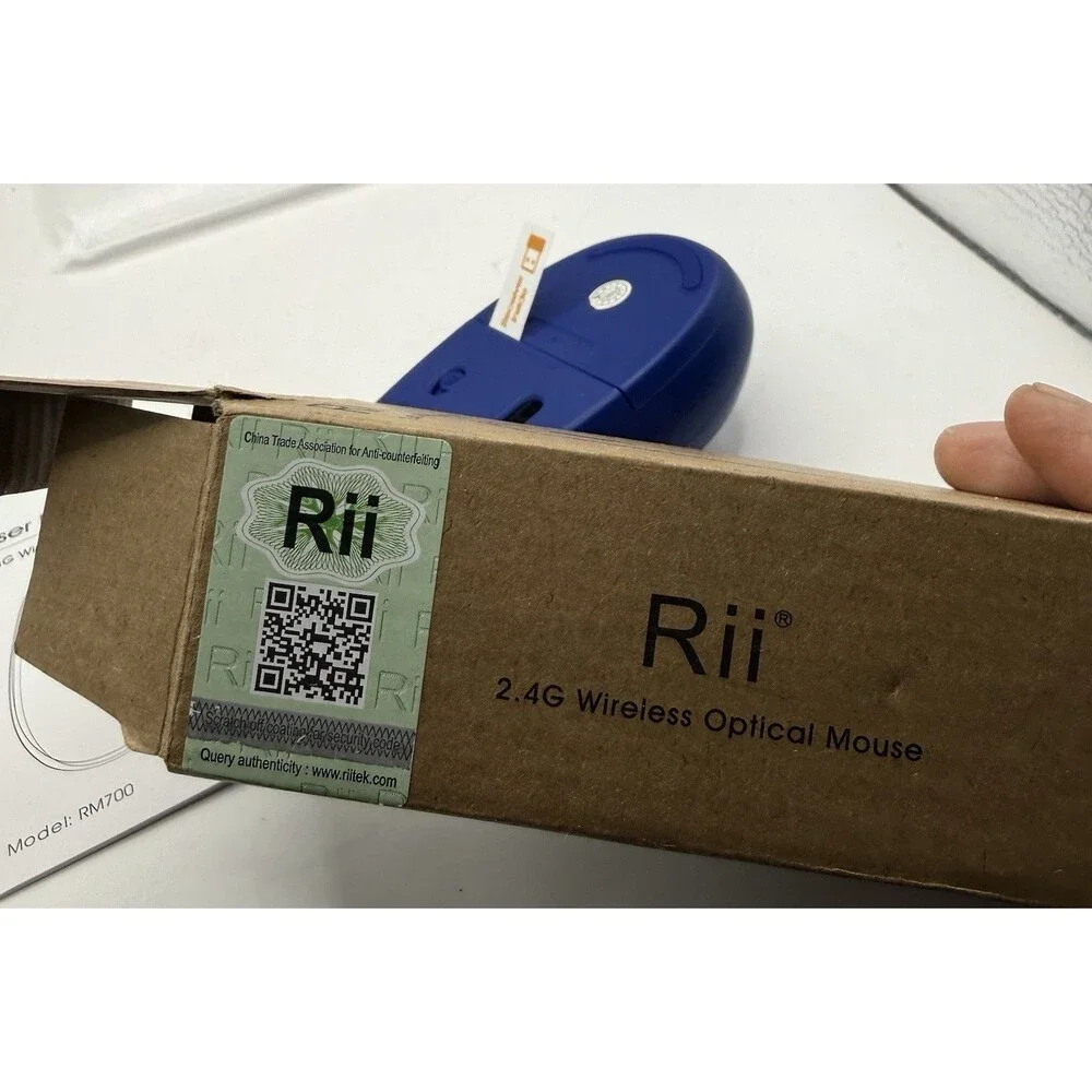 Rii Wireless Mouse RM700 2.4G Silent Mouse,Computer Mouse with USB Nano Receiver